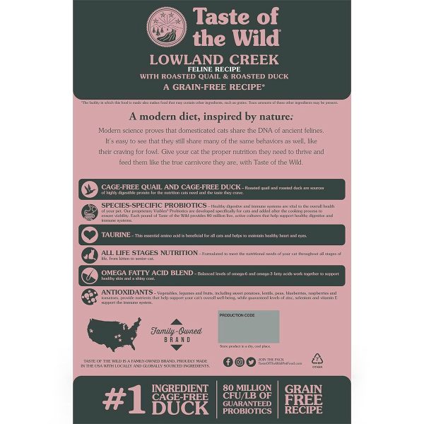 Taste of the Wild Lowland Creek Codorniz y Pato 6,6 kg - Imagen 4