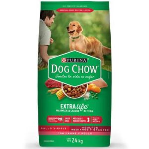 DOG CHOW ADULTO MEDIANO Y GRANDE  24 KG