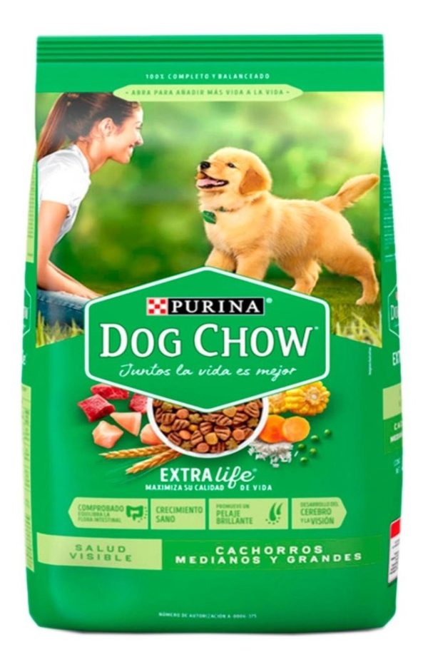 DOG CHOW CACHORRO MEDIANOS Y GRANDES 24 kg